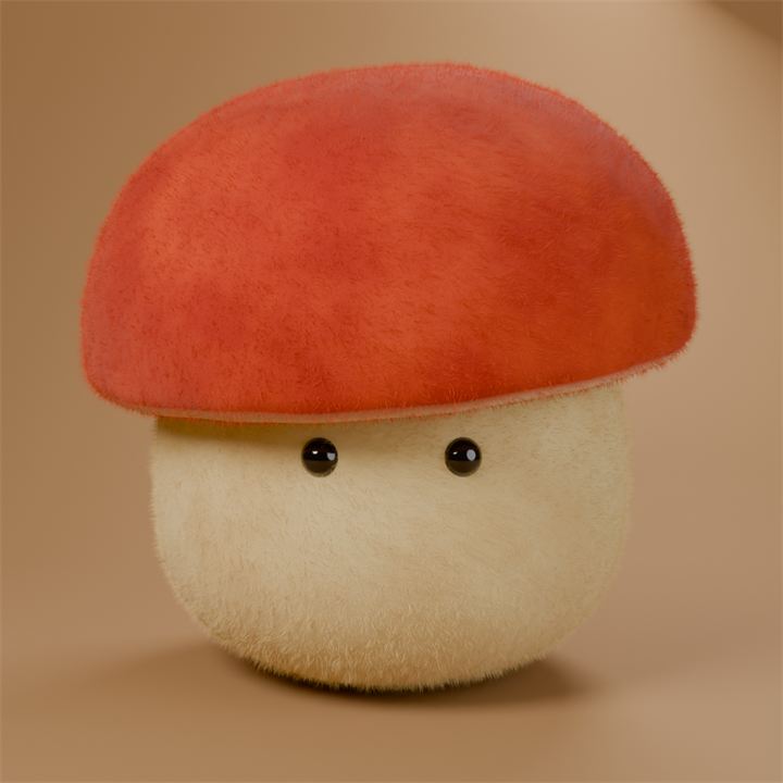 Cartoon mushroom